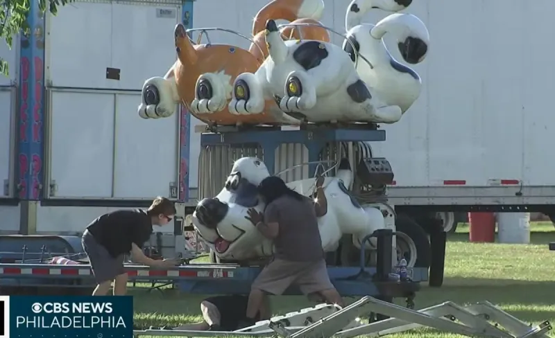 NJ carnival shut down after teen fights, officer injured