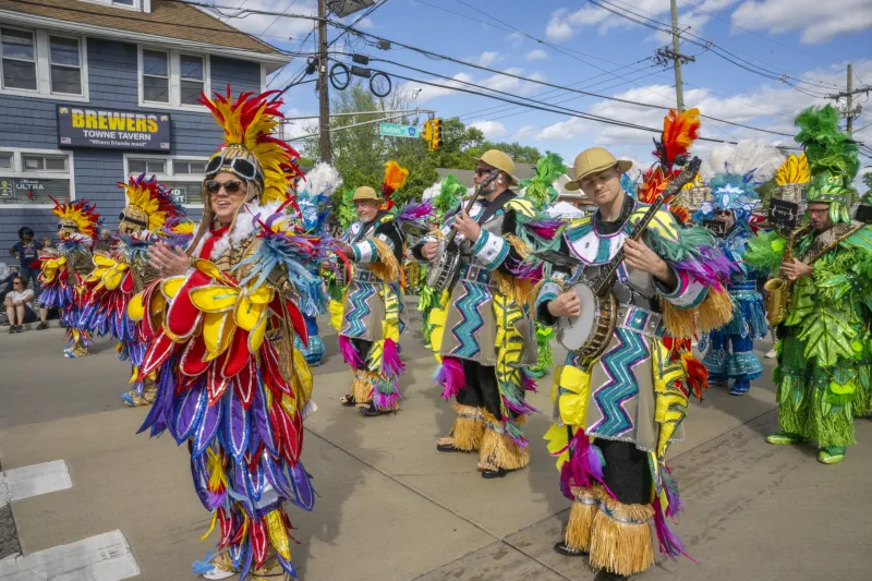 Commissioners held forth annual String Band Parade on Haddon Avenue