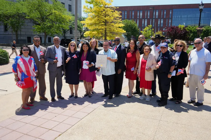 Commissioners joined city leaders and community members for annual San Juan Bautista flag raising ceremony