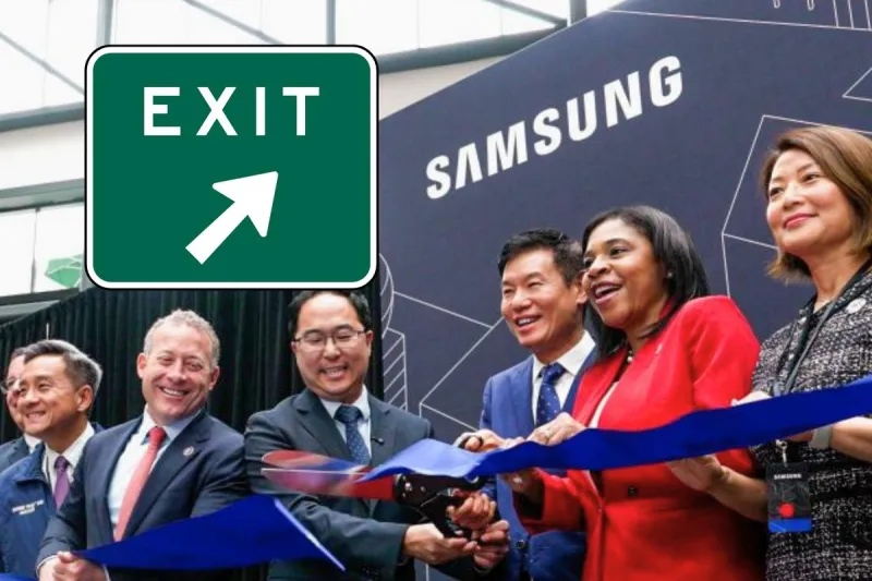 Samsung leaves New Jersey for a state with lower taxes