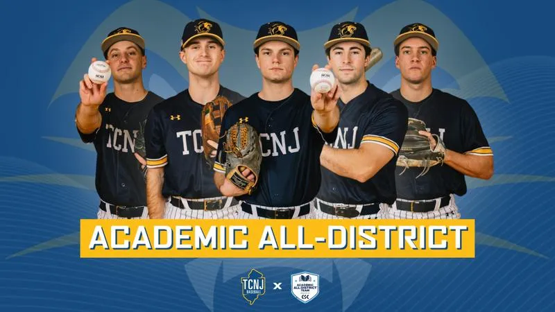 Baseball Lands Five on CSC Academic All-District Team