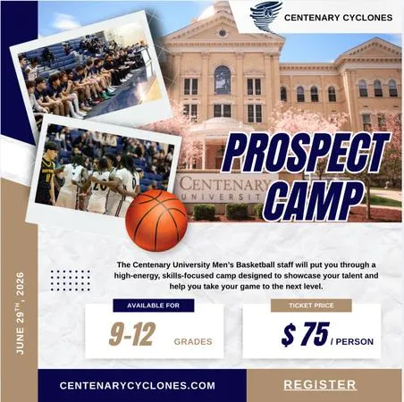 Centenary Men's Basketball to Host Prospect Camp