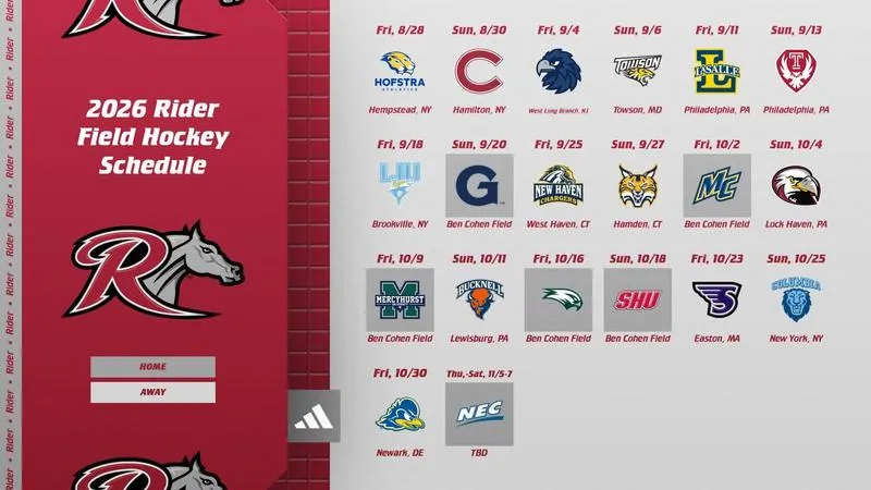 Field Hockey Releases 2026 Schedule