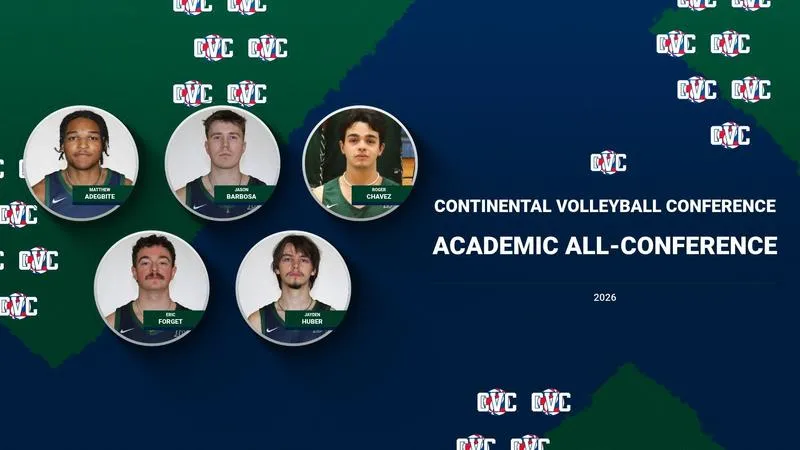 Five From Men's Volleyball Capture CVC Academic All-Conference Honors
