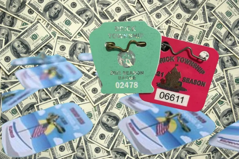 Where does New Jersey beach badge money go?
