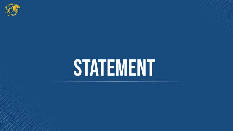 Statement on TCNJ Wrestling