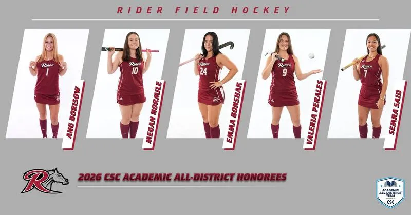 Five Members of the Field Hockey Team Named to CSC Academic All-District Team