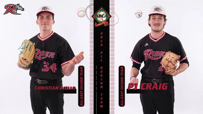 Pair of Rider Pitchers Named to ABCA/Rawlings All-East Second Team