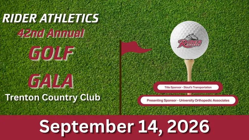 42nd Annual Rider University Athletics Golf Gala Registration Opens July 1