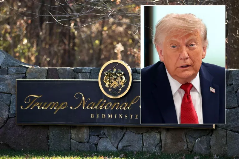 Trump seeks ballroom expansion at Bedminster golf club