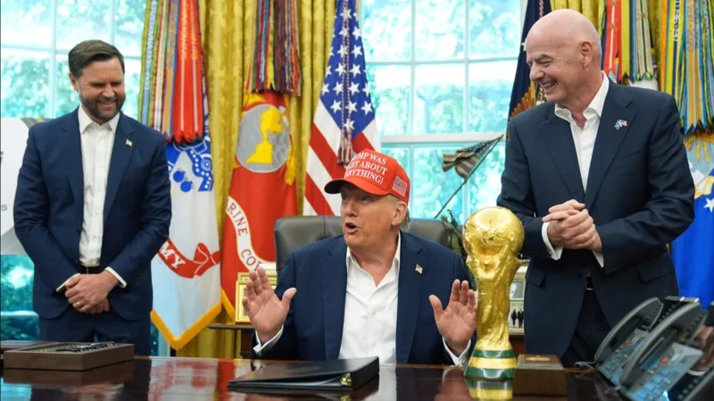 Trump to present World Cup trophy at final, FIFA boss confirms