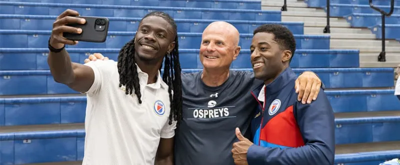 Haiti World Cup Team Enjoys Stockton's World-Class Facilities