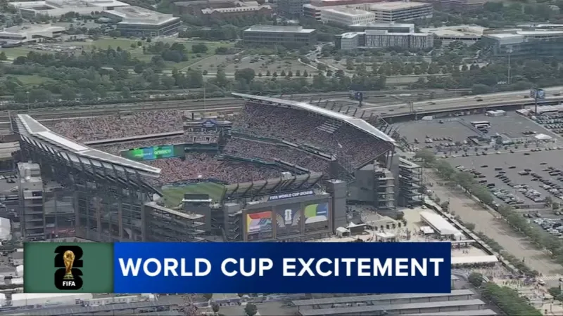 Recordsetting World Cup crowds pack Philadelphia