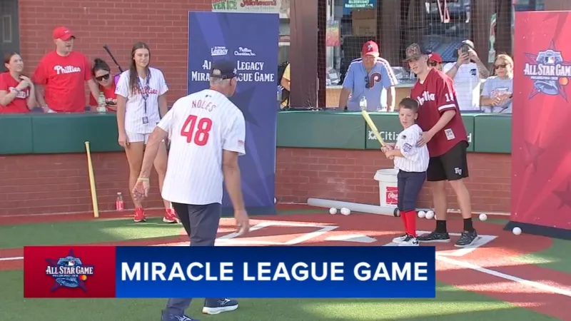 Phillies legends help Miracle League kids live baseball dreams