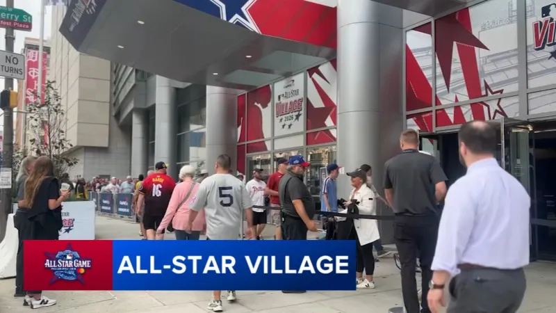 MLB All-Star Village draws thousands of fans on opening day