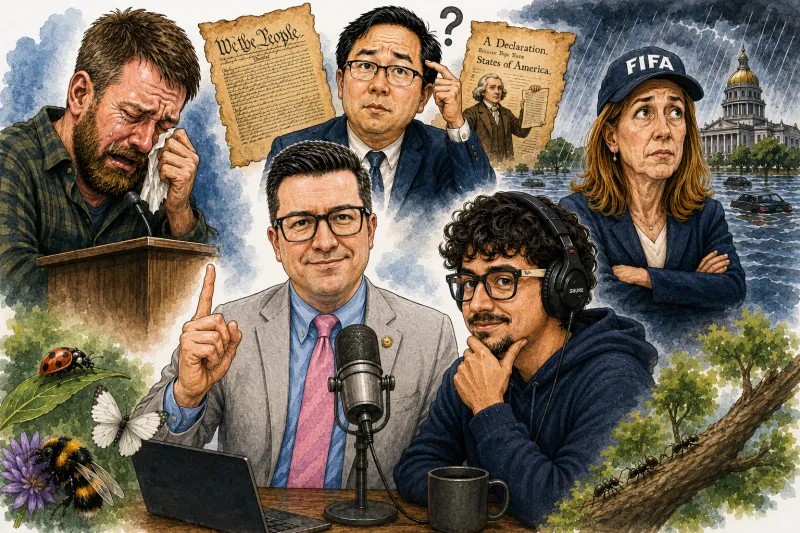 NEW PODCAST EPISODE: Founding Flubs, Flash Floods & Frisky Bugs