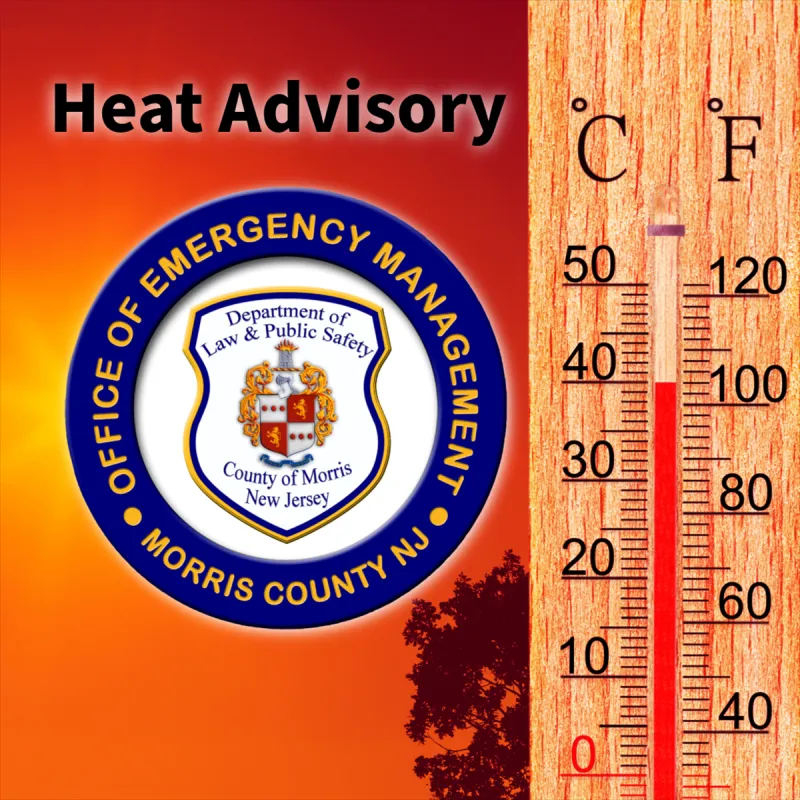 Morris County Urges Residents to Take Precautions During Extreme Heat