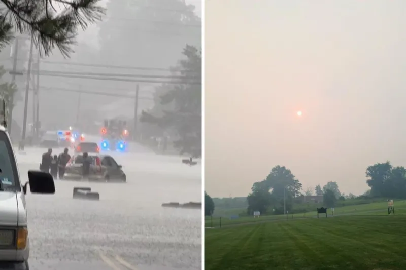 NJ smoke, storms and heat return through Saturday