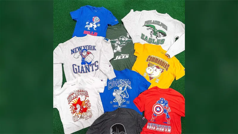Disney, Champion debut new NFL collection