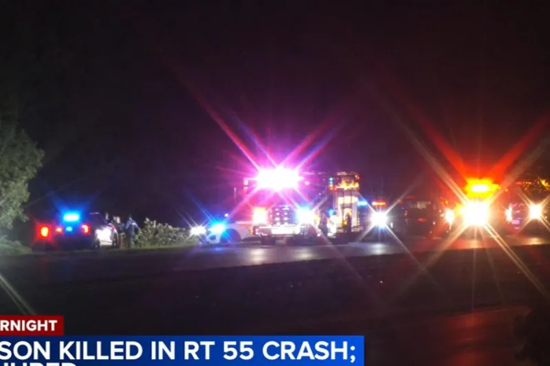 Woman dies fleeing Route 55 traffic stop with 5-year-old in car