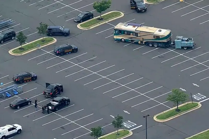 Hours-long police standoff with RV at Walmart