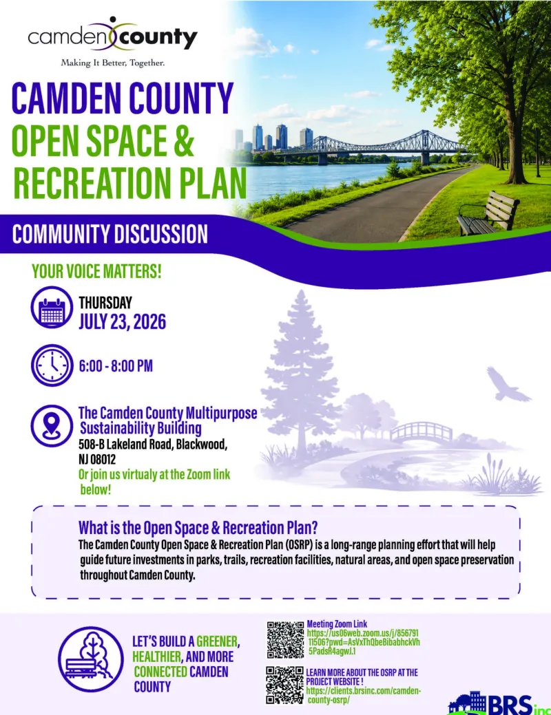 Camden County Open Space & Recreation Plan Community Discussion