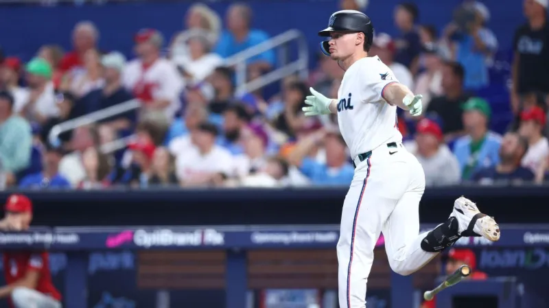 Griffin Conine, Marlins rally past Phillies for 21st comeback win