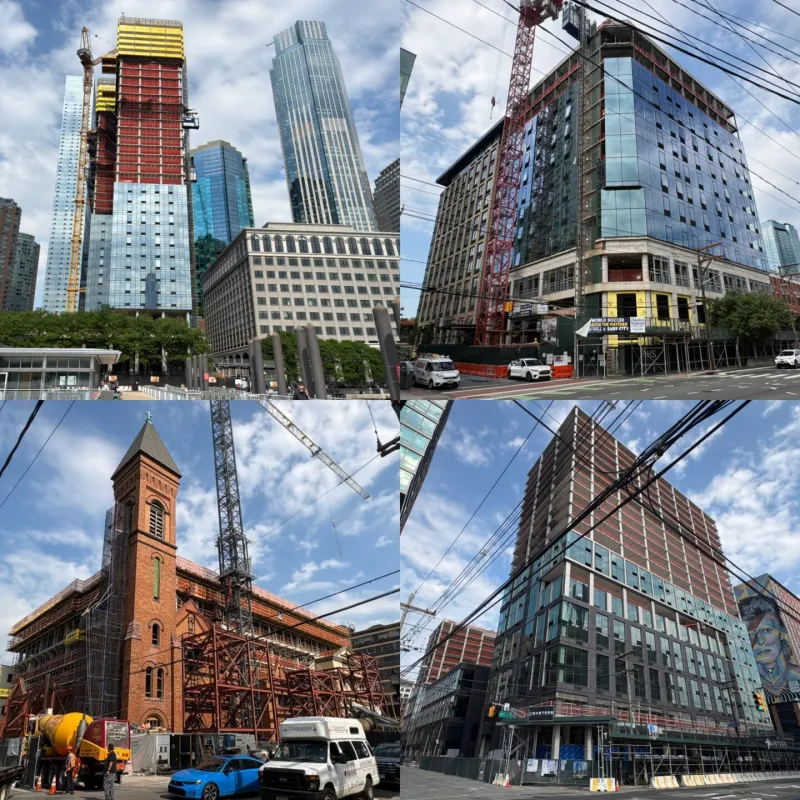 Construction Update: Cranes Dot Downtown Jersey City's Skyline Once Again