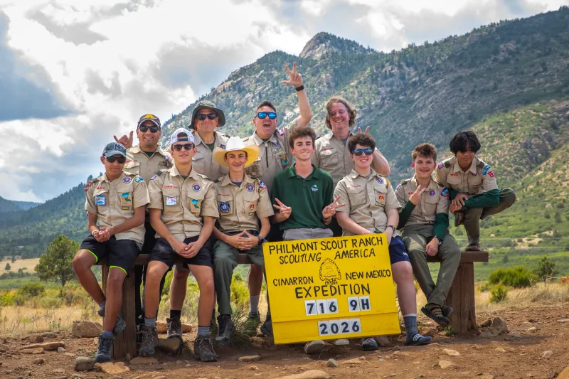 Montclair Troop 13 Scouts Reach New Heights, Summit Tooth of Time on 65 Mile Philmont Trek