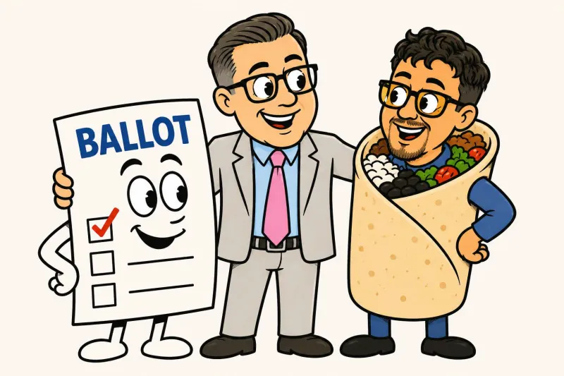 NEW PODCAST EPISODE: Of Ballots and Burritos