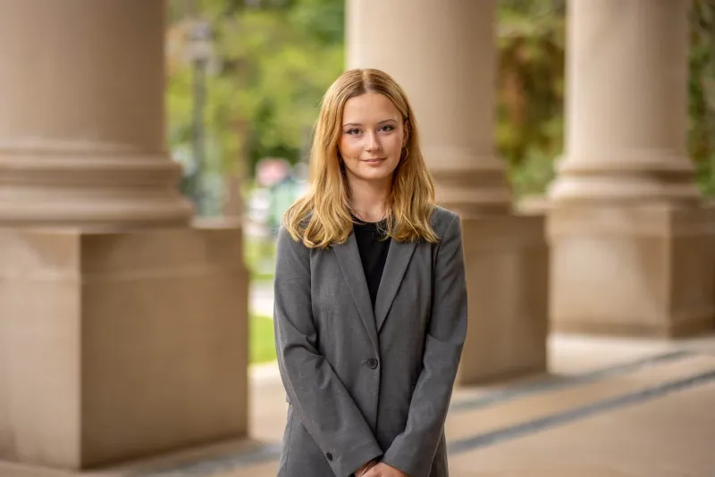 Political Science Student Ilyana Balaj Presents at UN Forum