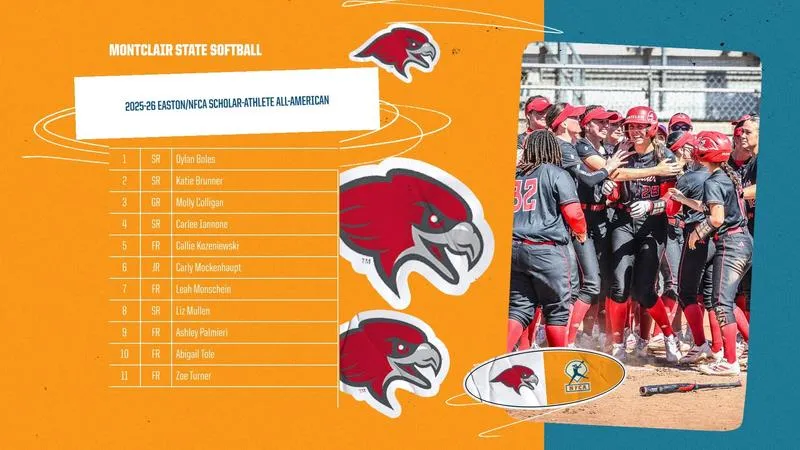 11 From Softball Earn 2025-26 Easton/NFCA All-America Scholar-Athlete honors