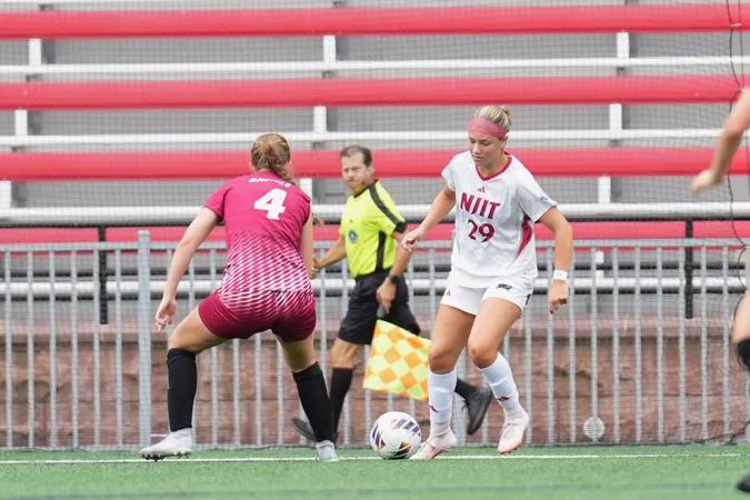 Eckert Nets First Career Goal as Highlanders Draw Season Opener with Rider, 1-1, on Sunday Afternoon