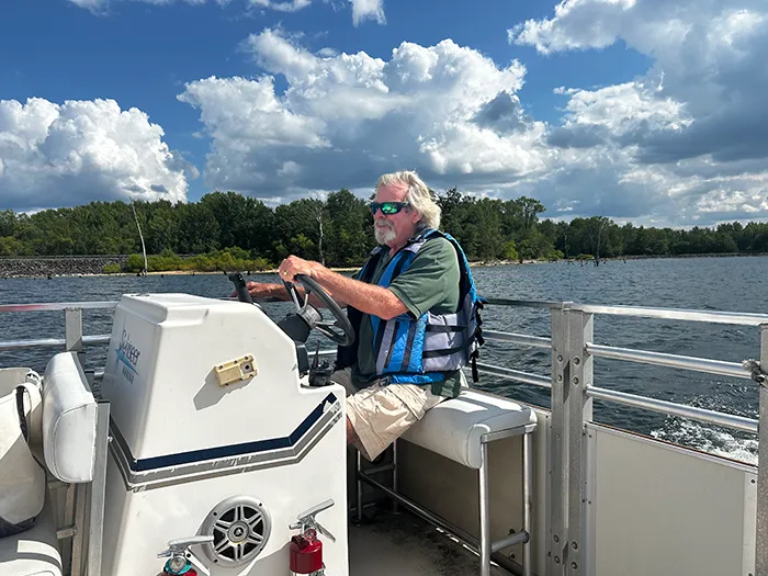 A View From The Water At Manasquan Reservoir
