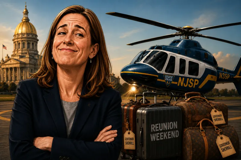 SHADY: State alleges no records from Sherrill's Annapolis trip in a NJSP chopper