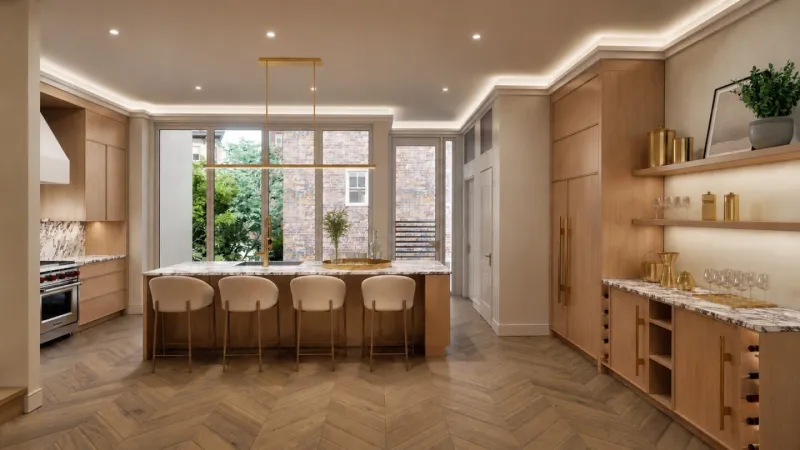 A Rare 25-Foot-Wide Brownstone Comes to Market in Hoboken