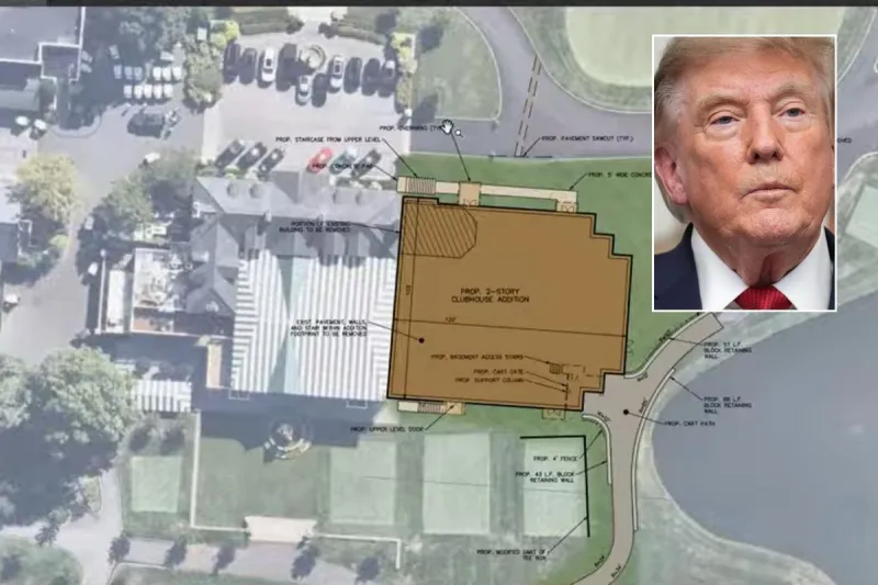 Trump gets final approval for new ballroom at his NJ golf club