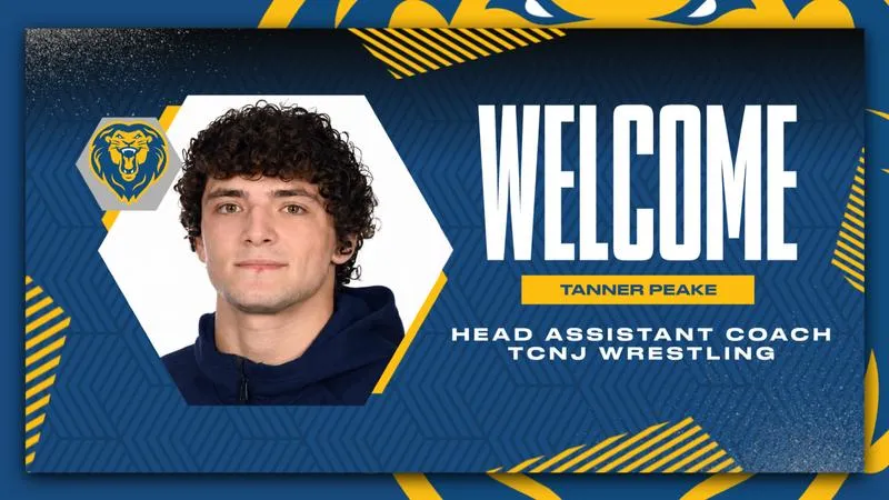 Peake Named Top Assistant Coach for TCNJ Wrestling