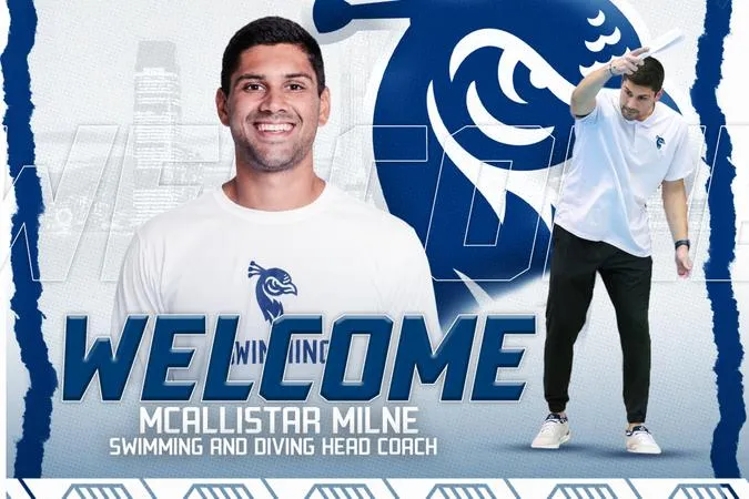 McAllistar Milne Named Next Head Coach Of Saint Peter's Swimming & Diving