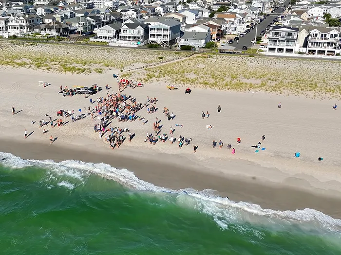 More Than 150 Swimmers Compete In Ocean Race