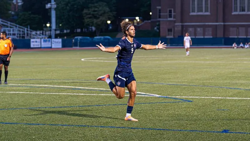 Pelade's Two Goal Night Guides FDU Past La Salle for First Win of Season