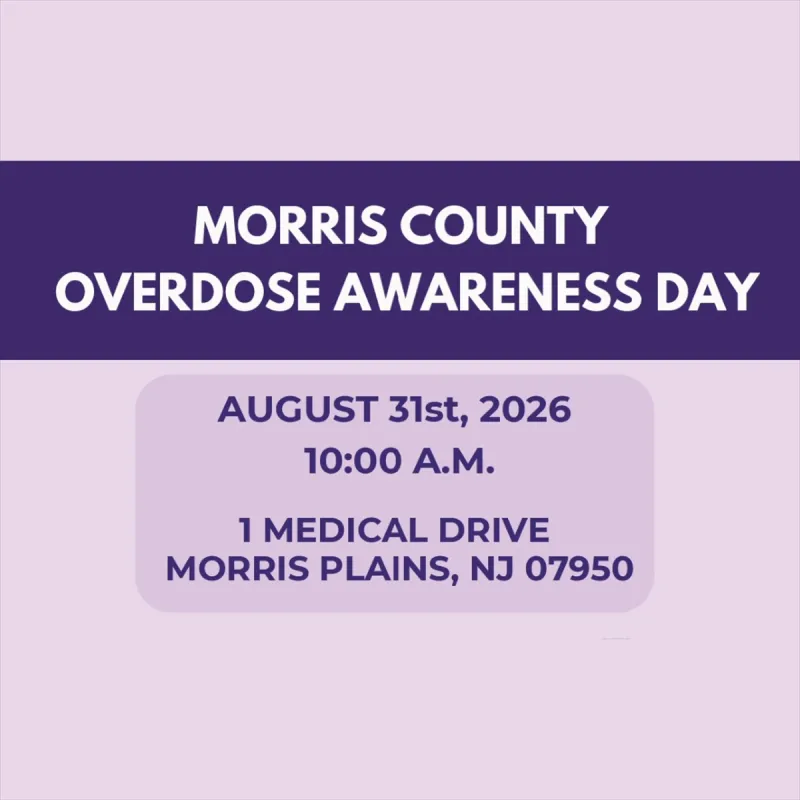 Morris County to Hold Overdose Awareness Day Ceremony Aug. 31