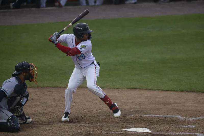 Ronny Cruz hits first homer in Wilmington, Blue Rocks split doubleheader against Keys