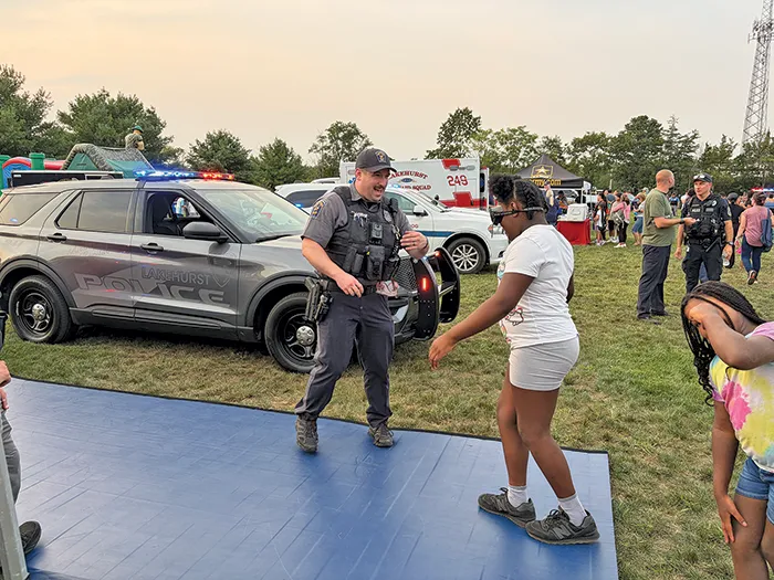 Families Meet Officers At National Night Out