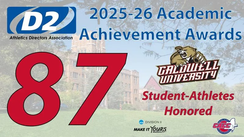 Caldwell University Student-Athletes Earn 87 ADA Academic Achievement Awards