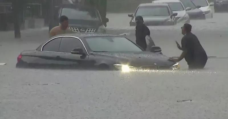 Parts of New Jersey once again enduring flash flooding as strong storms move through