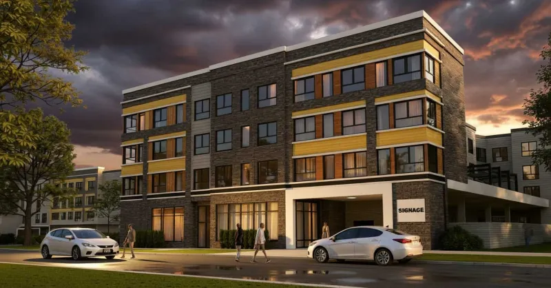 Luxury Apartments, Restaurant and Rooftop Pickleball Planned for Plainfield