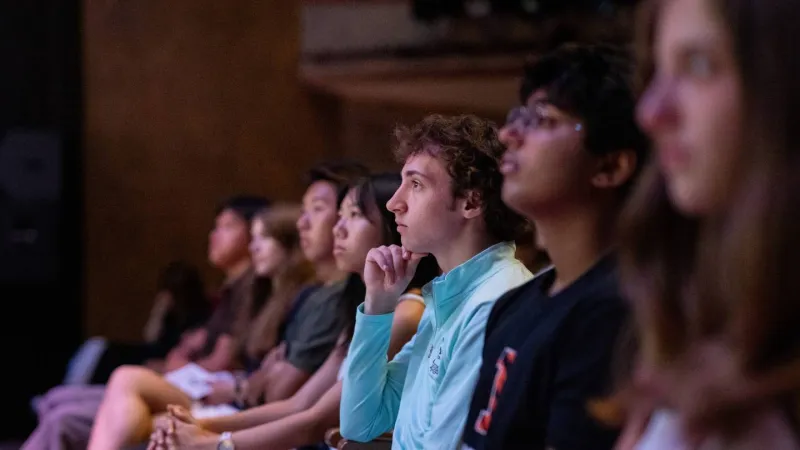 Incoming class hears call to embrace Princeton's 'bold and powerful commitment' to free expression