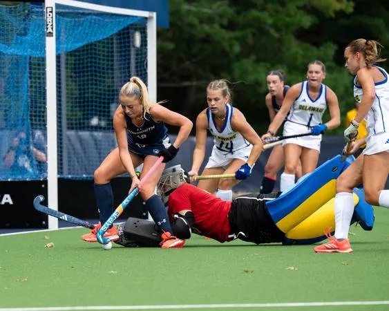 Monmouth Field Hockey Falls 2-1 to Delaware