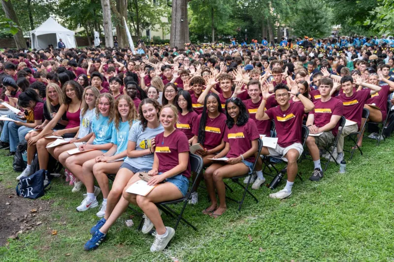 At Opening Exercises, President Eisgruber encourages new Princeton students to value 'what you learn along the way'